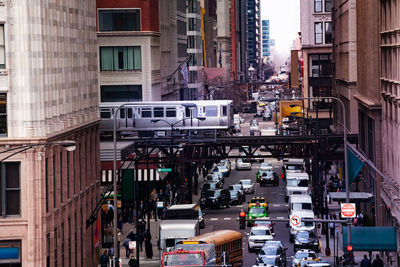 Traffic on city street