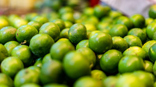 Full frame shot of green fruits