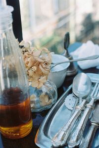 Close-up of drink on table