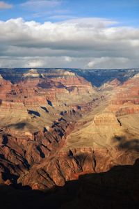 Aerial view of landscape against sky