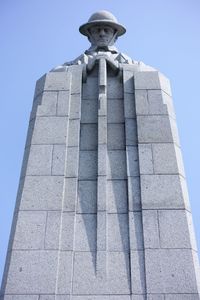 Low angle view of statue