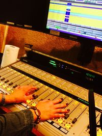 Cropped image of woman