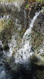 Stream flowing through rocks