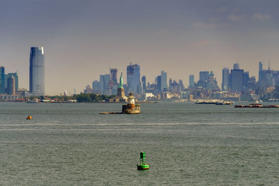 View of city at waterfront