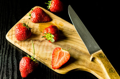 Close-up of strawberries