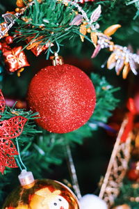 Close-up of christmas decoration