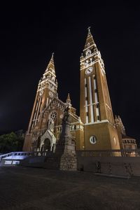 Low angle view of church against sky
