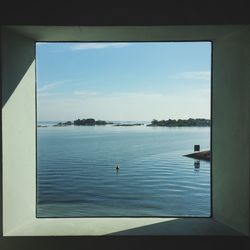 View of sea against sky