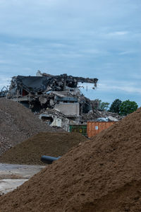 Residential buildings against sky