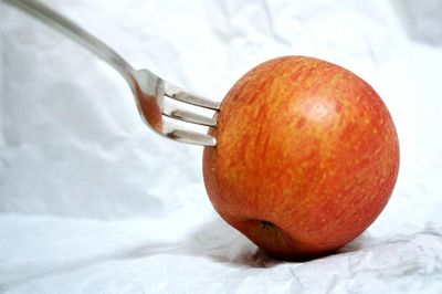 Close-up of food on table