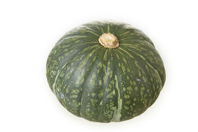 Close-up of pumpkin against white background