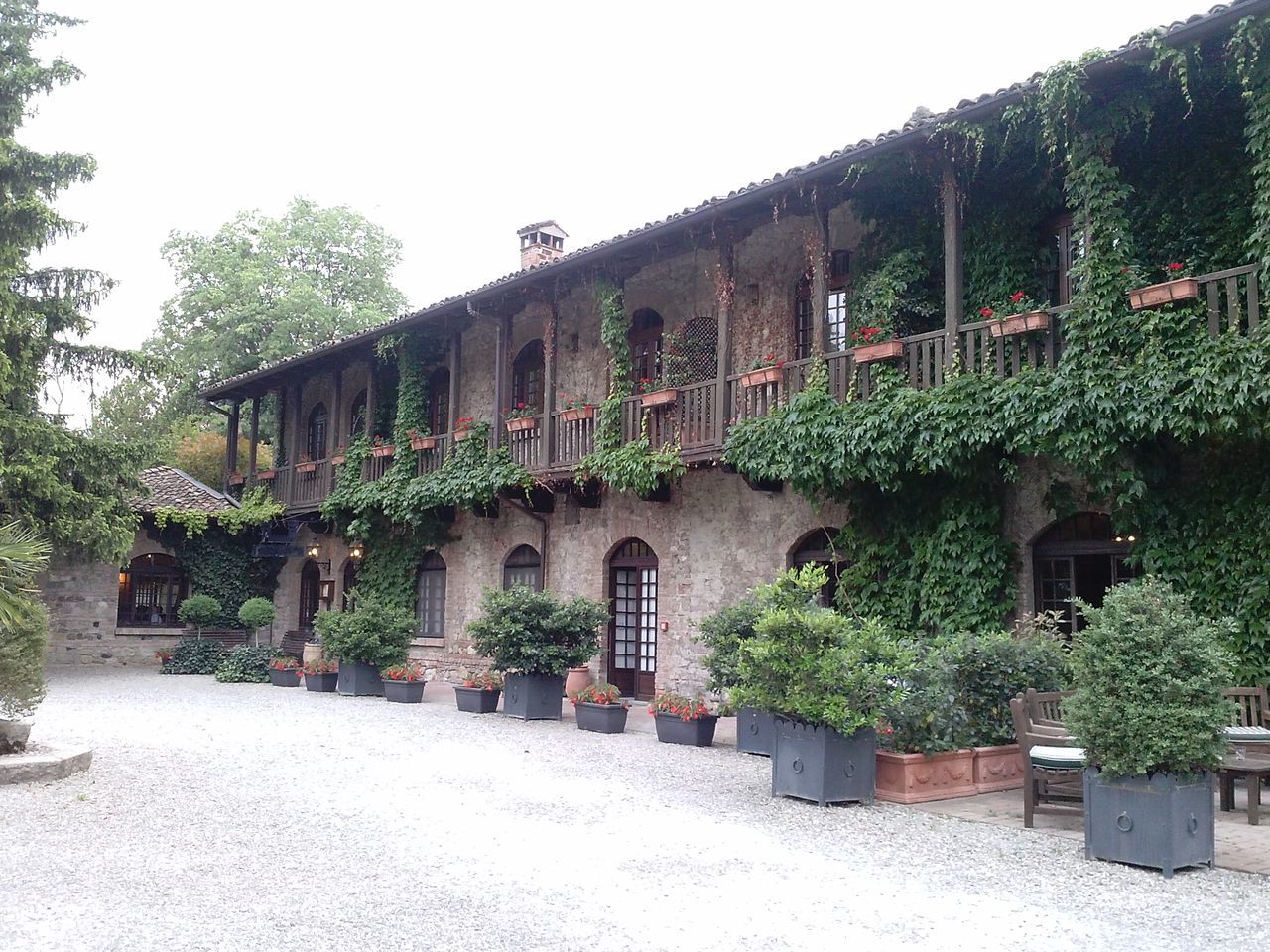 LOW ANGLE VIEW OF HOUSE AGAINST TREES