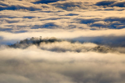 Low angle view of clouds in sky