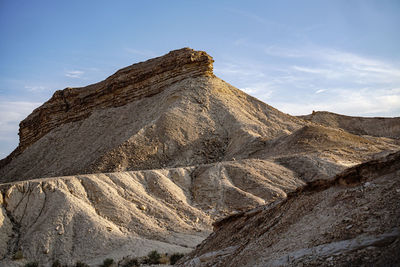 Scenic view of rocky mountains against sky