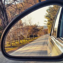 Car on road