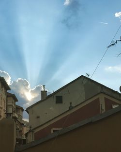 Low angle view of building against sky