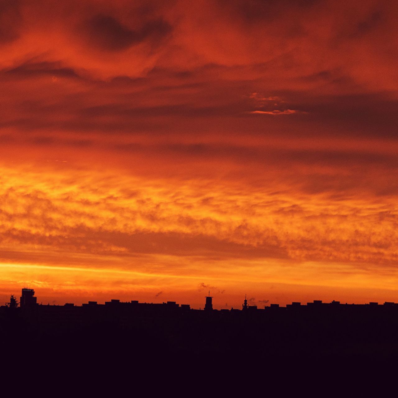 Sunset in Vienna