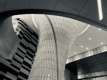 Low angle view of modern building in city