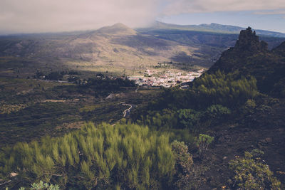 Scenic view of landscape against sky