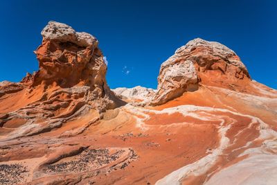 Rock formations in desert