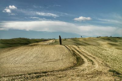 Scenic view of landscape against sky