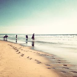 People on beach