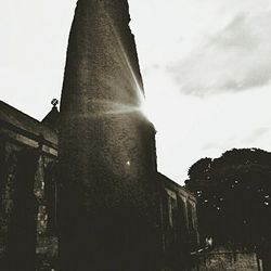 Low angle view of building against sky