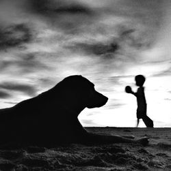 Clouds over sea against cloudy sky
