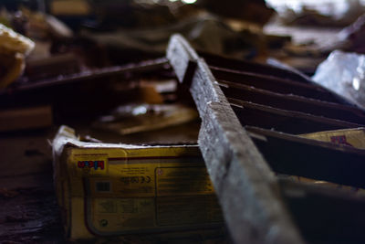 Close-up of food for sale at market stall