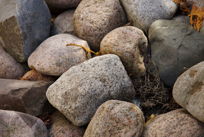Full frame shot of stones