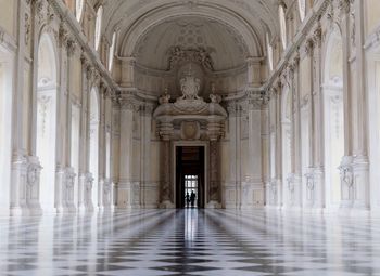 Corridor of historic building