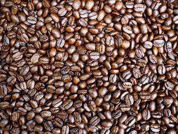 Full frame shot of coffee beans