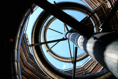 Low angle view of built structure against sky