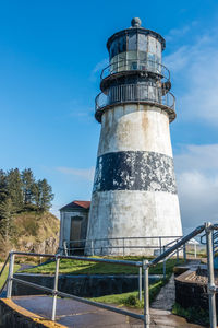 One of the two lighthouses at cape disappointment state park in washington state.