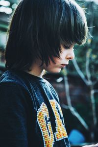 Close-up of young woman