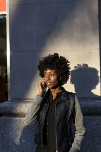 Portrait of a beautiful young woman