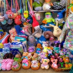 Close-up of various displayed for sale in market