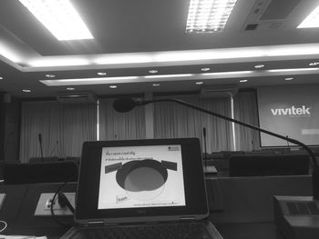 Interior of music concert