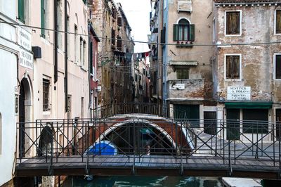 View of residential buildings in city