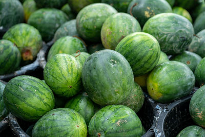 Full frame shot of fruits at market stall