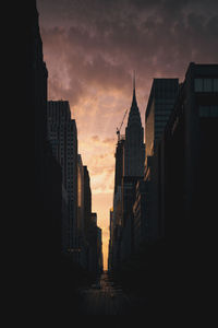 Buildings in city in tudor city