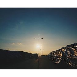 Road at sunset