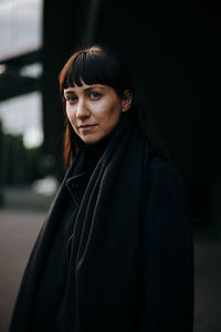 Portrait of a beautiful young woman