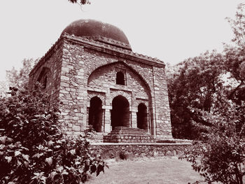 Low angle view of church