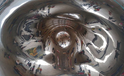 Low angle view of ceiling