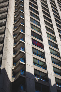 Low angle view of modern skyscraper