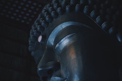 Low angle view of cross on building