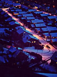 City street at night