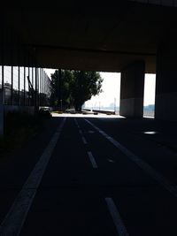 Cars parked on road