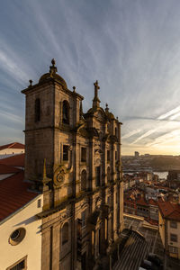 View of historic building against sky in city